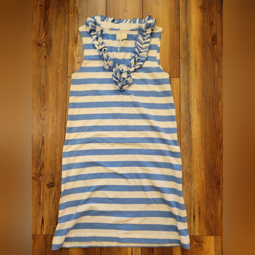 Kate Spade Blue and White Striped Dress Size Small